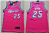 Heat 25 Kendrick Nunn Pink Nike Swingman Jersey,baseball caps,new era cap wholesale,wholesale hats